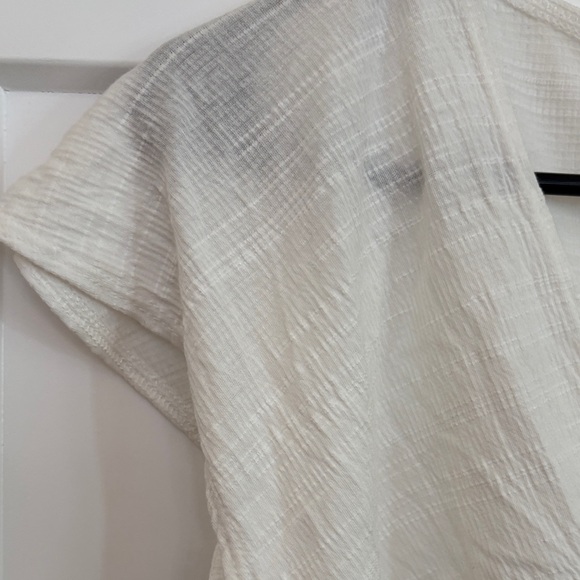 Max Studio Cream Ruched Blouse - Picture 4 of 11